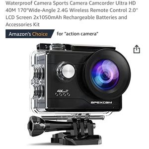 GoPro Replica Apex Sports Waterproof Camera Never Been Used Or Opened/Set Up 4K